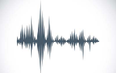 Audio transcription - sound wave